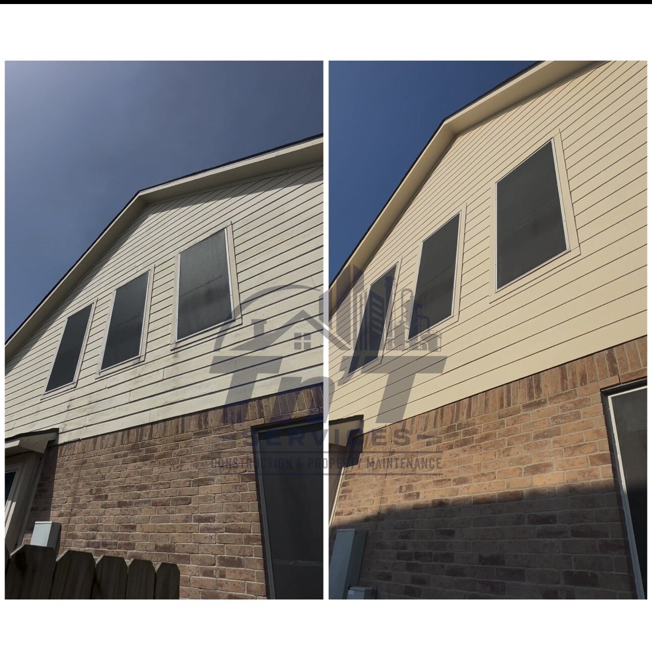 Full Exterior Repainting before and after
