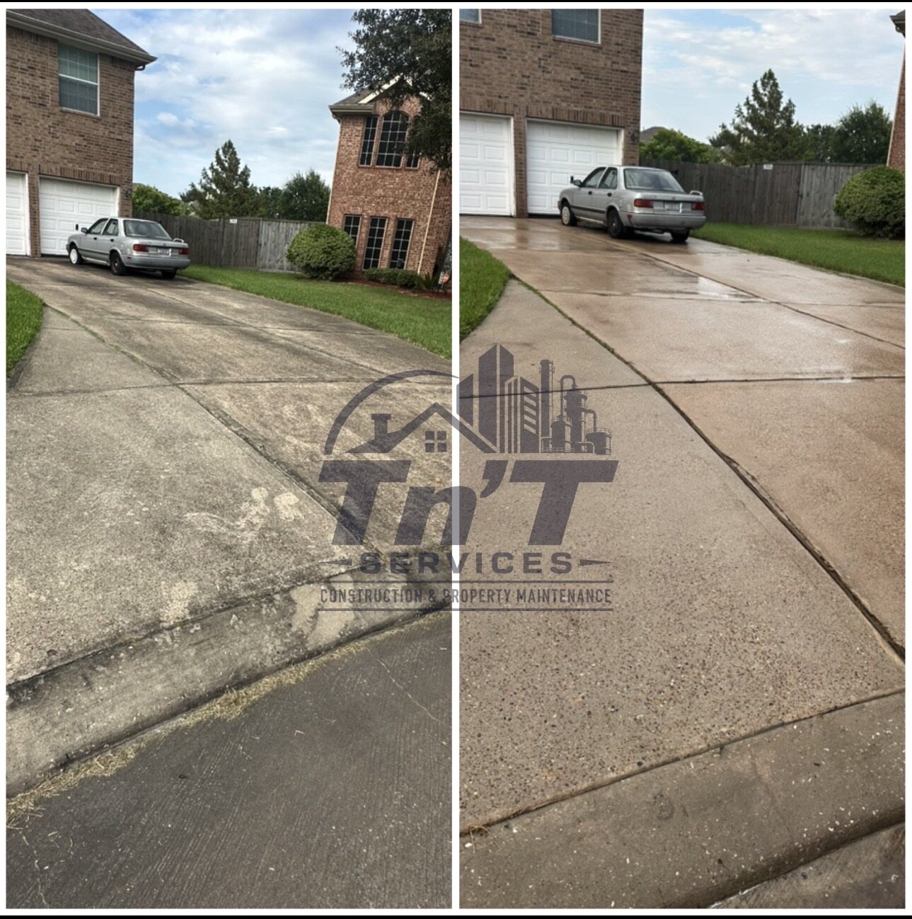 Concrete Restoration before and after